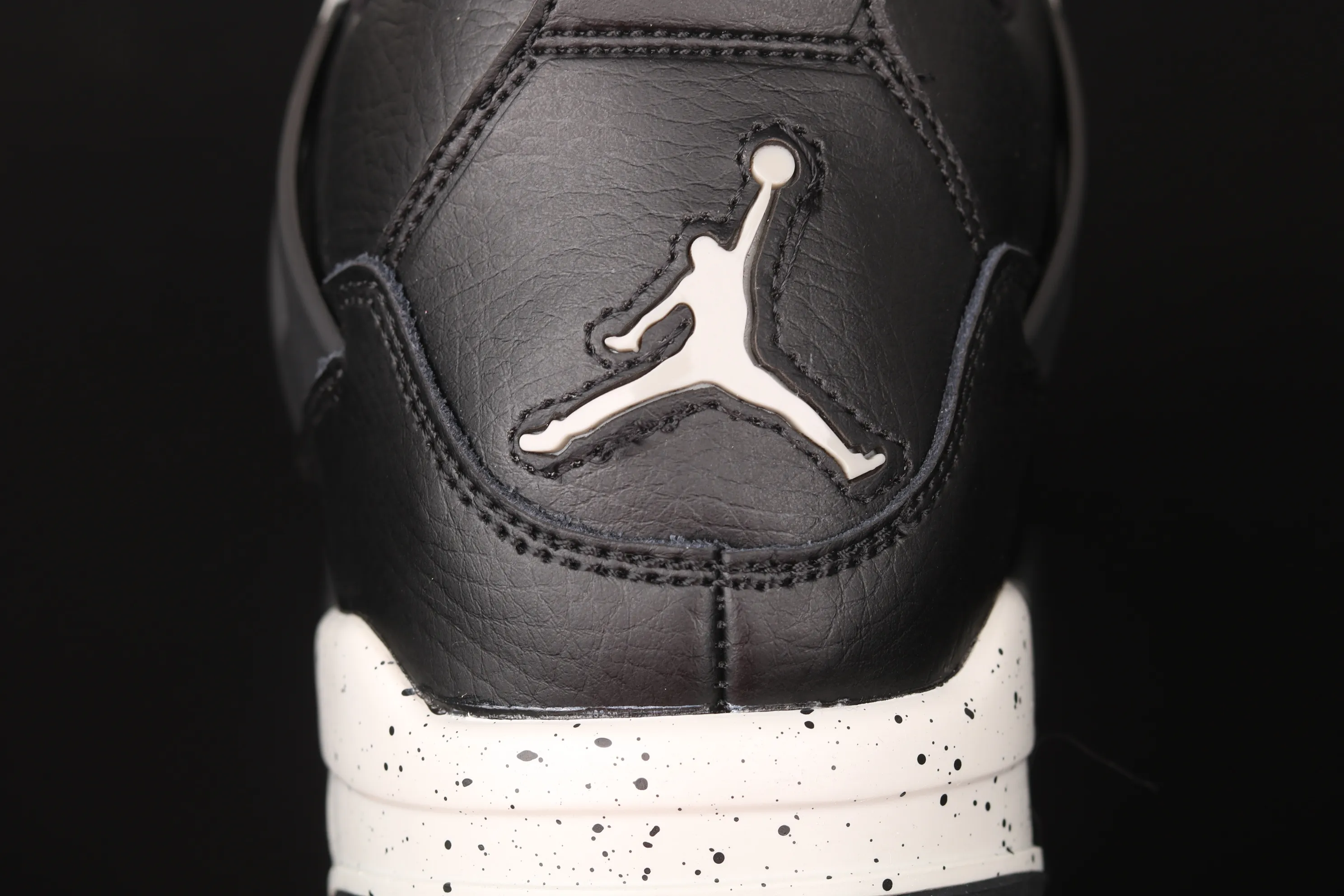 All categories Air Jordan Jordan series basketball shoes Air Jordan 4 G version Air Jordan 4 Retro LS AJ4 Joe 4 splash black and white basketball shoes 314254-003